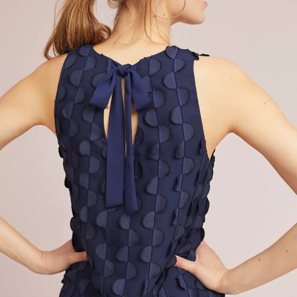 Anthropologie by Maeve Navy Strapless Blouse US 2 - Picture 4 of 14